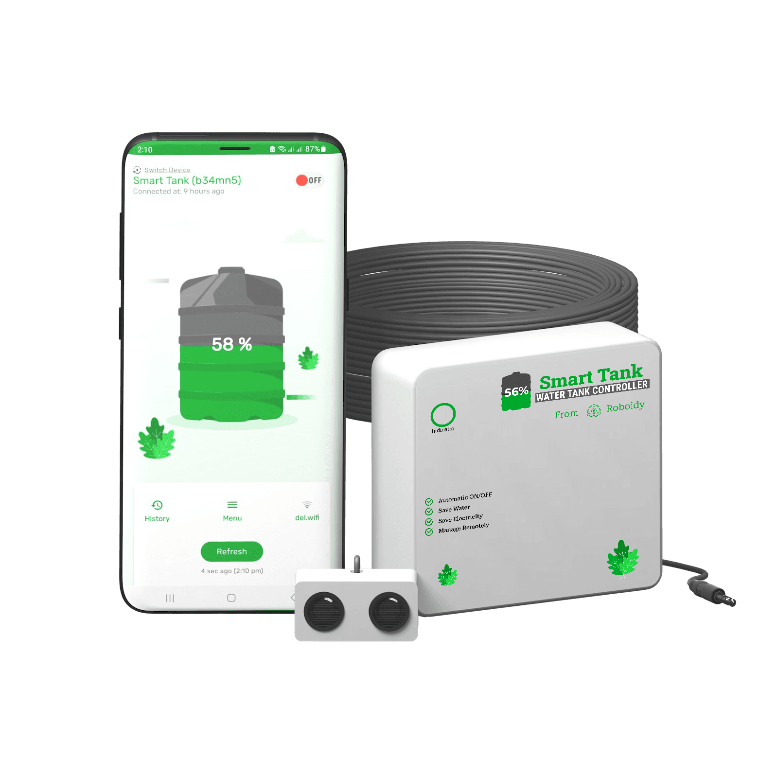 SmartTank - অটোমেটিক ওয়াটার পাম্প কন্ট্রোলার